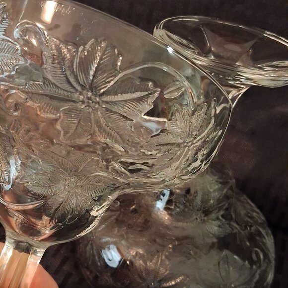 3 ea Princess House Fantasia Margarita Glasses - Picture 8 of 10